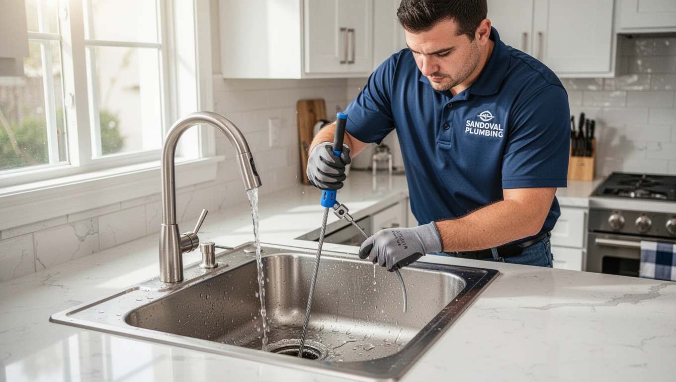 Clogged Kitchen Sink & Drain Clearing